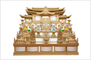 白木仏式祭壇例